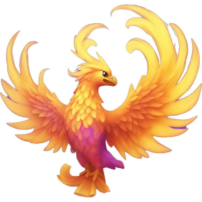 Phoenix violet flame emoji