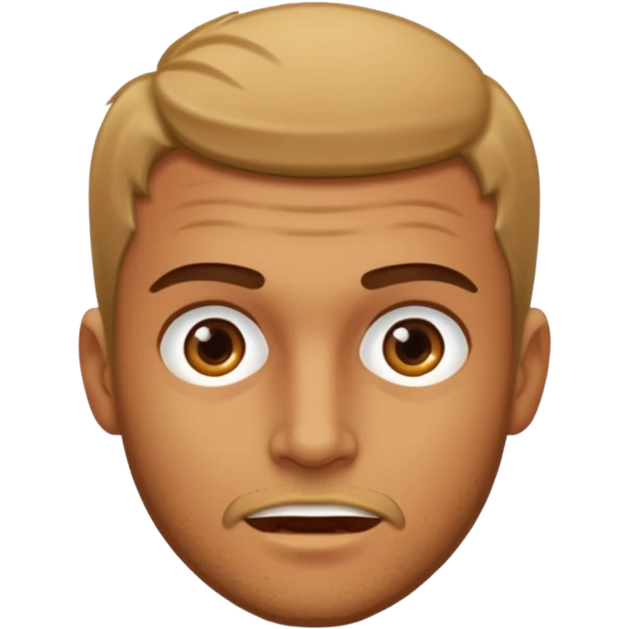 man hungry emoji