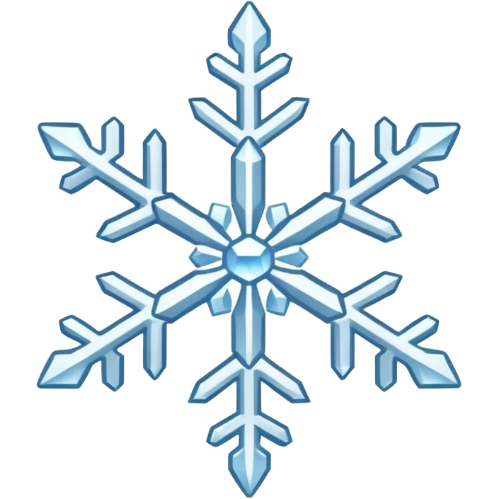 Snow flake, 128 x 128 emoji