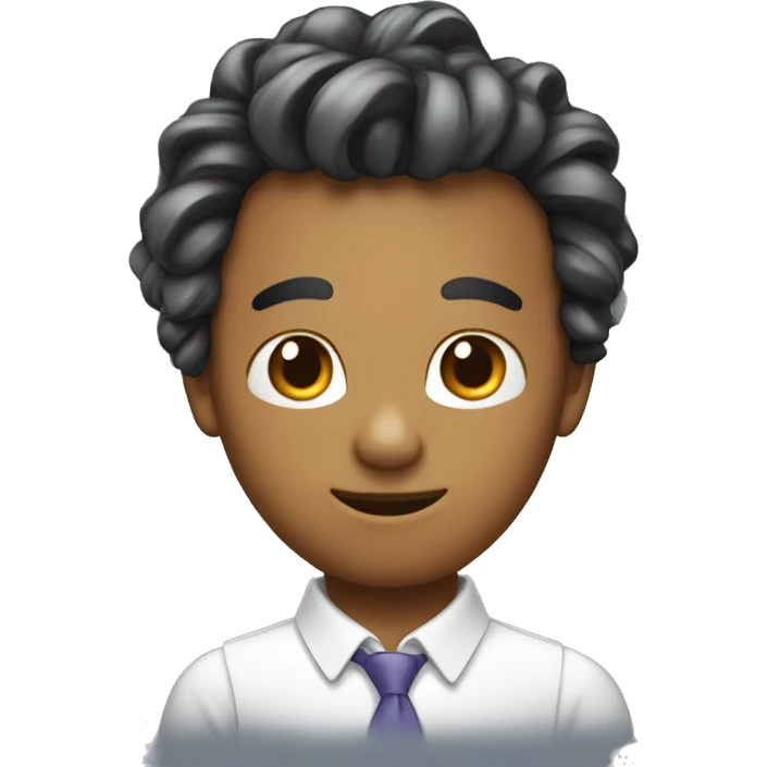 chat avec un noeud dans les cheveux  emoji