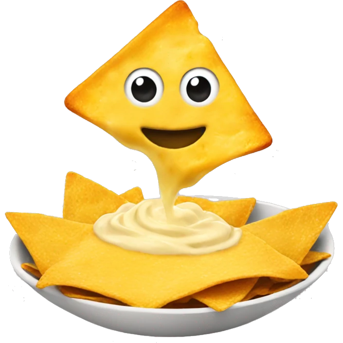 nachos & cheese dip emoji