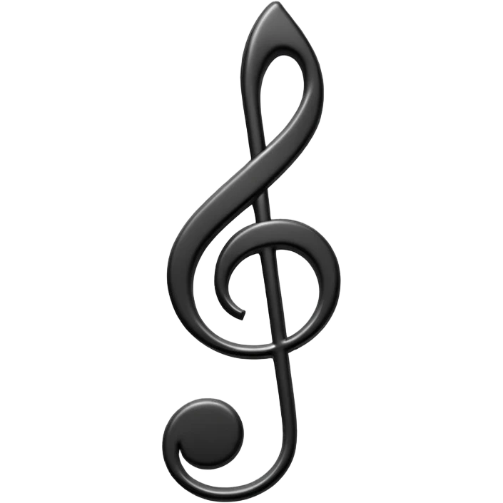 Music clef emoji