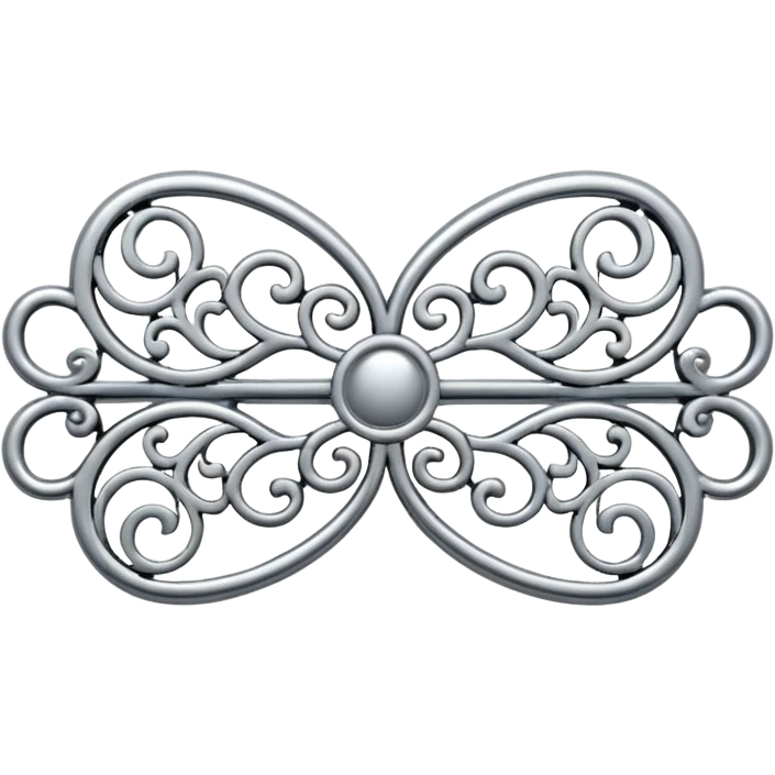 Hair clip emoji