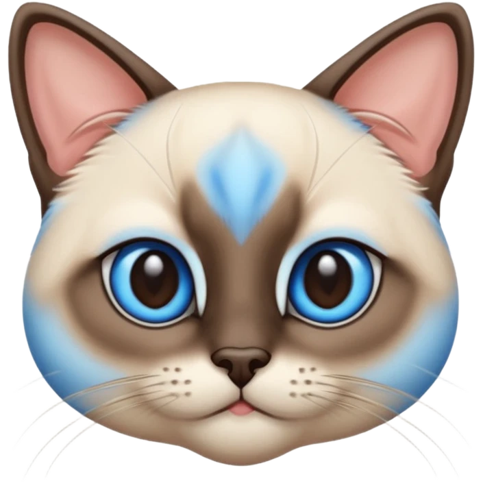 Cute Siamois emoji