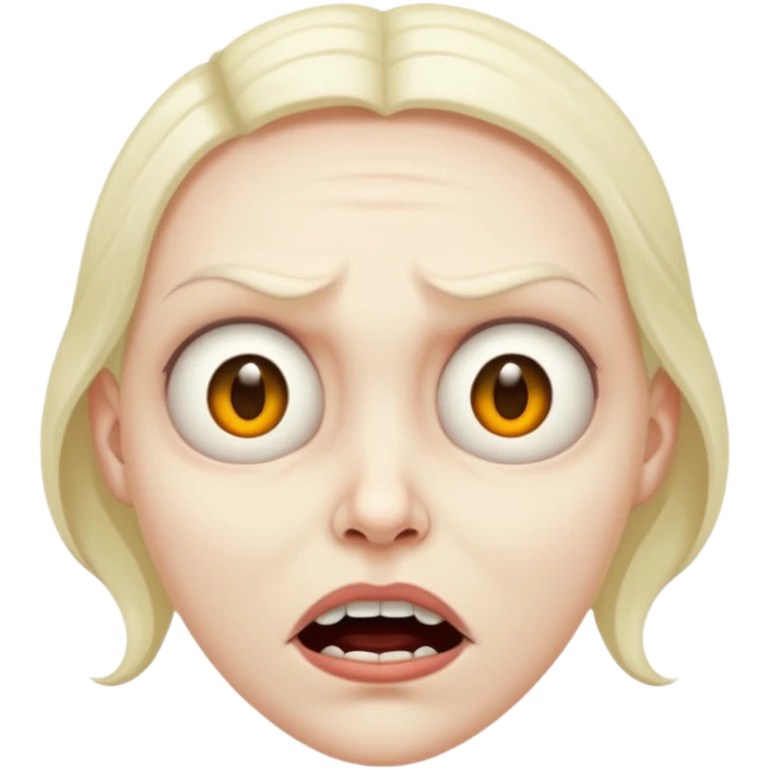 Devious face emoji