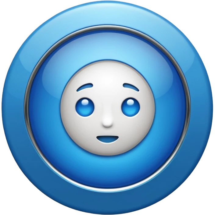 🚨🔵 emoji