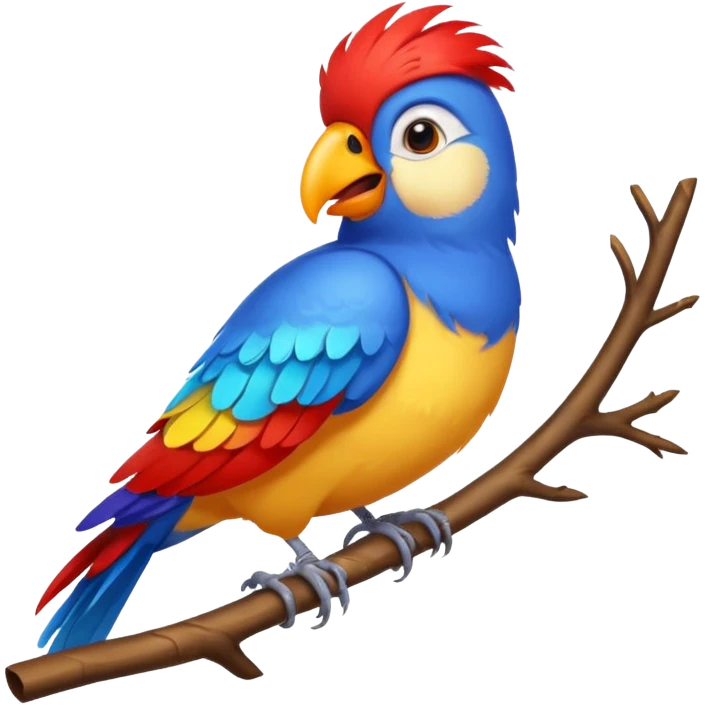 talking bird emoji