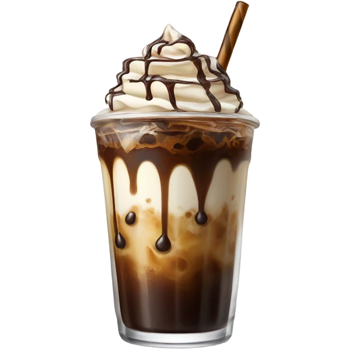 Iced coffee emoji