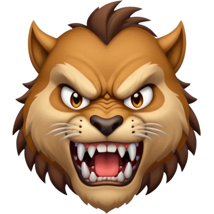 безумный скотина злой emoji