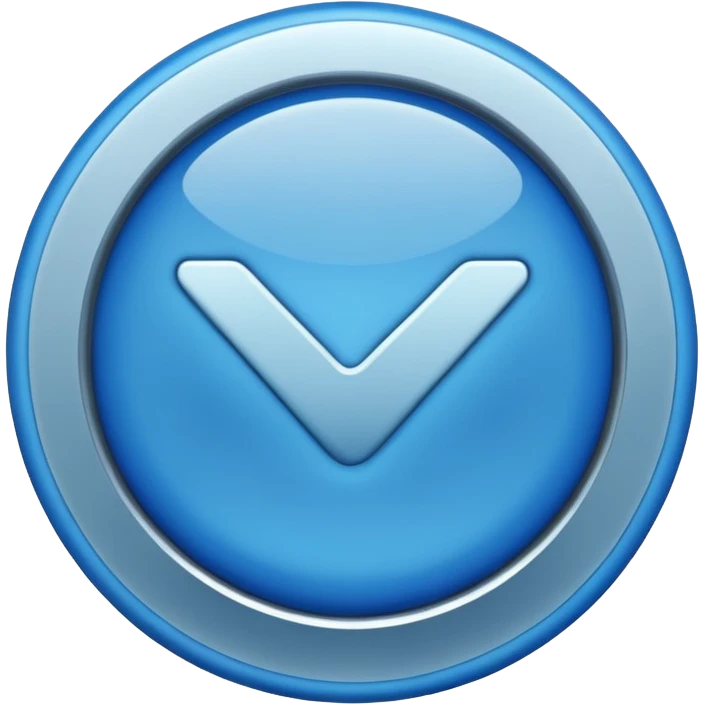 Blue tik emoji