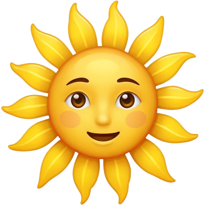 Attitude sun emoji