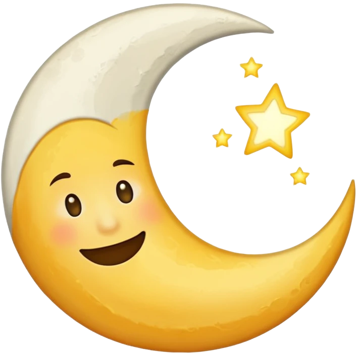 half moon emoji