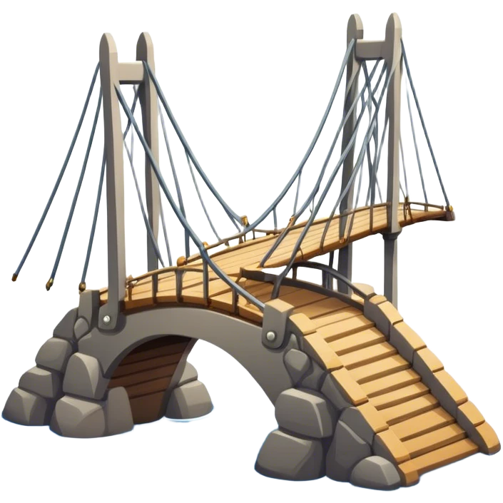 Sturdy bridge emoji