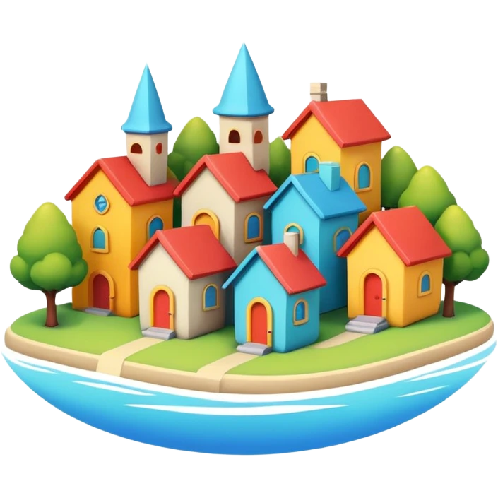 Gible-stylelittle city and small home emoji