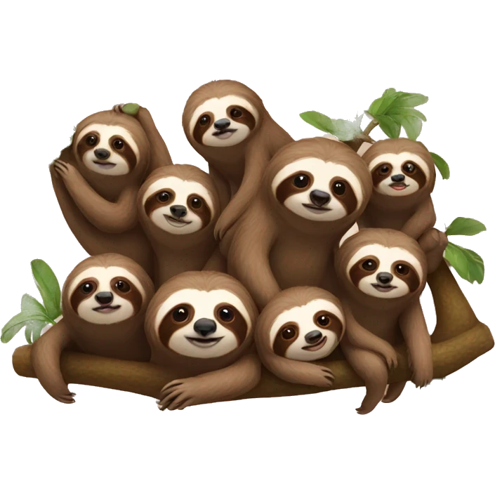 A group of Sloths emoji