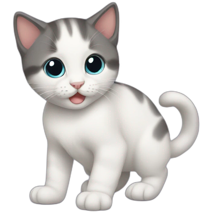 Hang in there kitten emoji