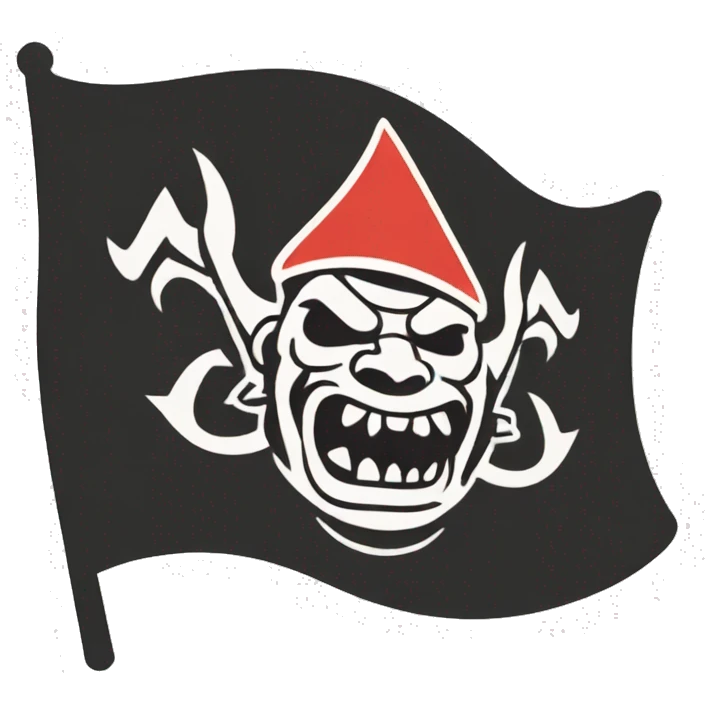 Flag of an Orc Kingdom  emoji