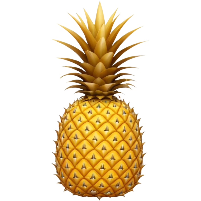 An upside down pineapple emoji