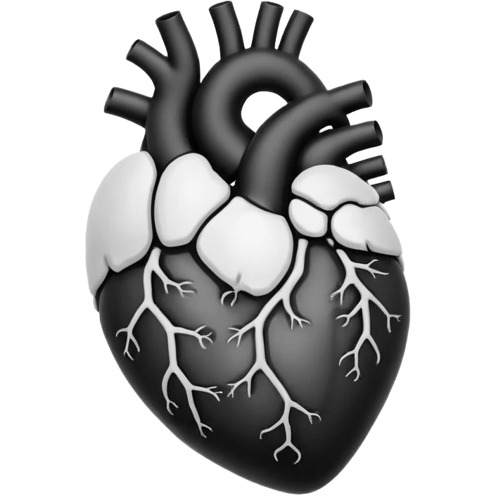 embryo silhouette inside a heart emoji