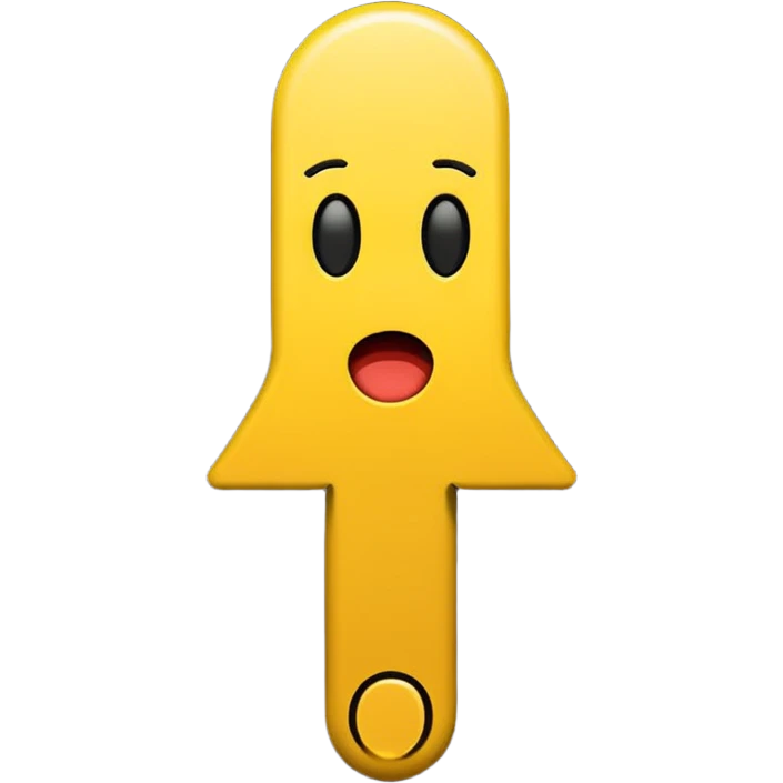 bold and expressive exclamation mark emoji emoji | AI Emoji Generator