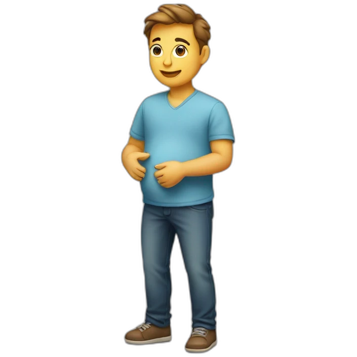 Homme enceinte emoji