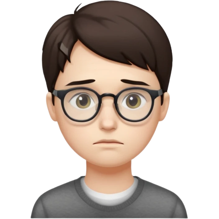 sad student emoji