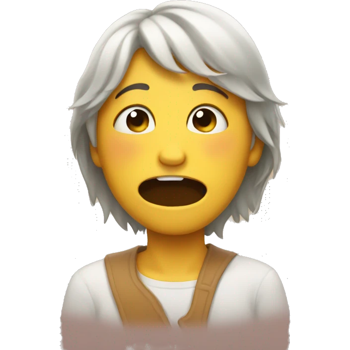 Happy crying emoji