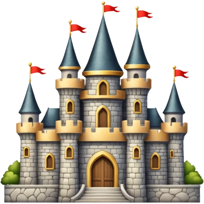 luxurious castle emoji