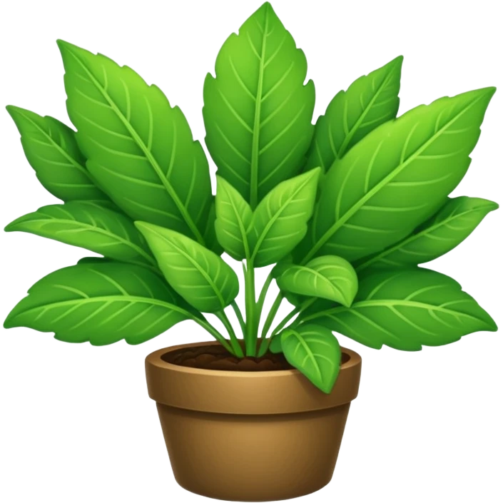 Leafy green emoji