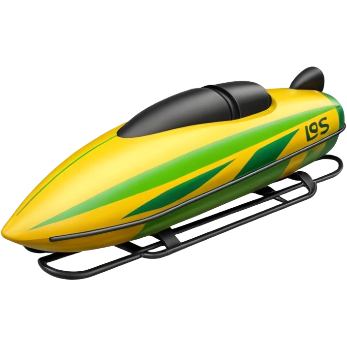 Jamaican bobsled emoji