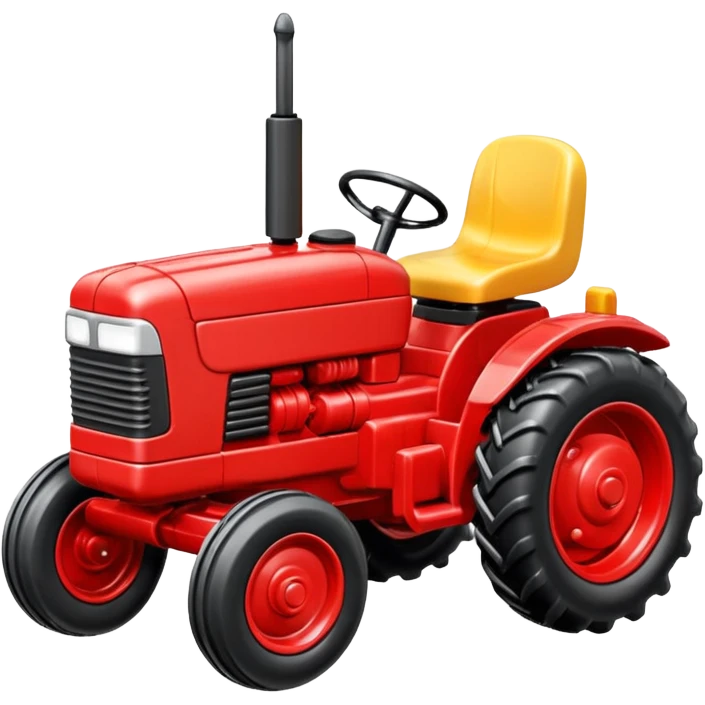 plastic toy  tractor emoji