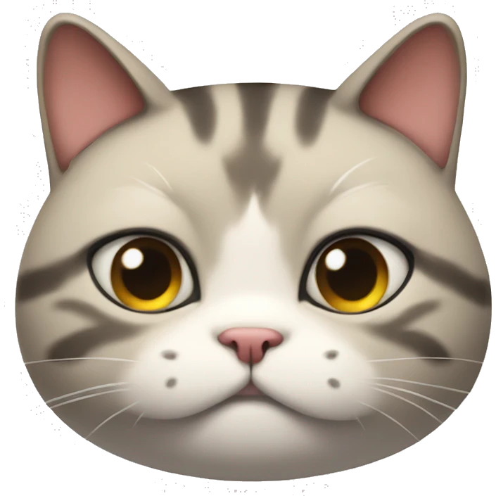 Fat chubby cat emoji