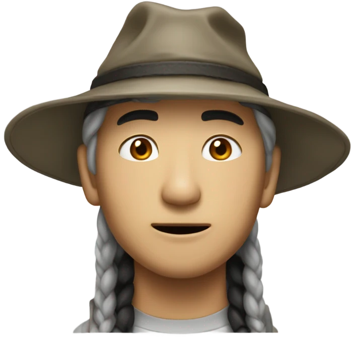 戴高帽的鲨鱼 emoji