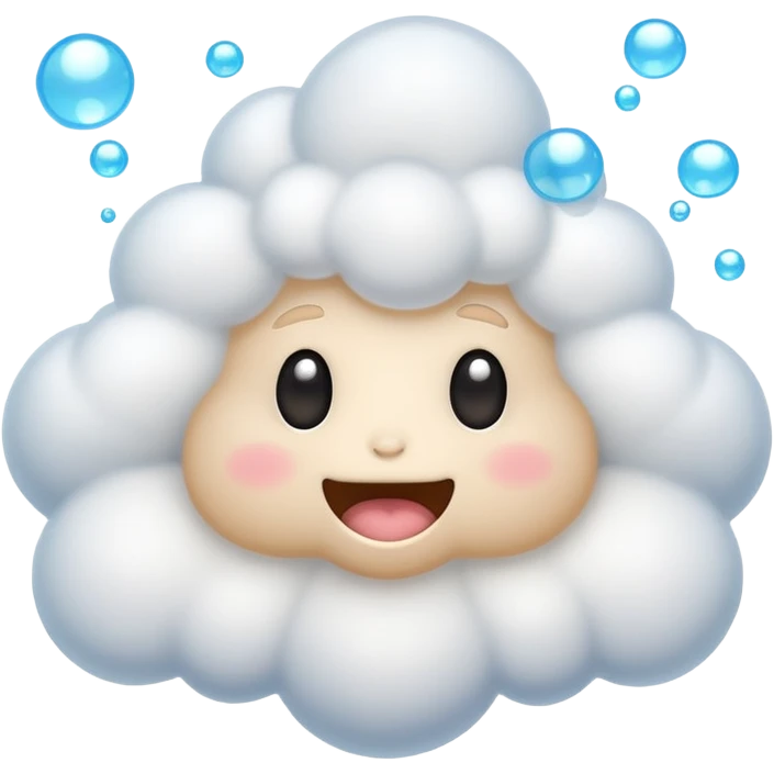 A cute fart emoji