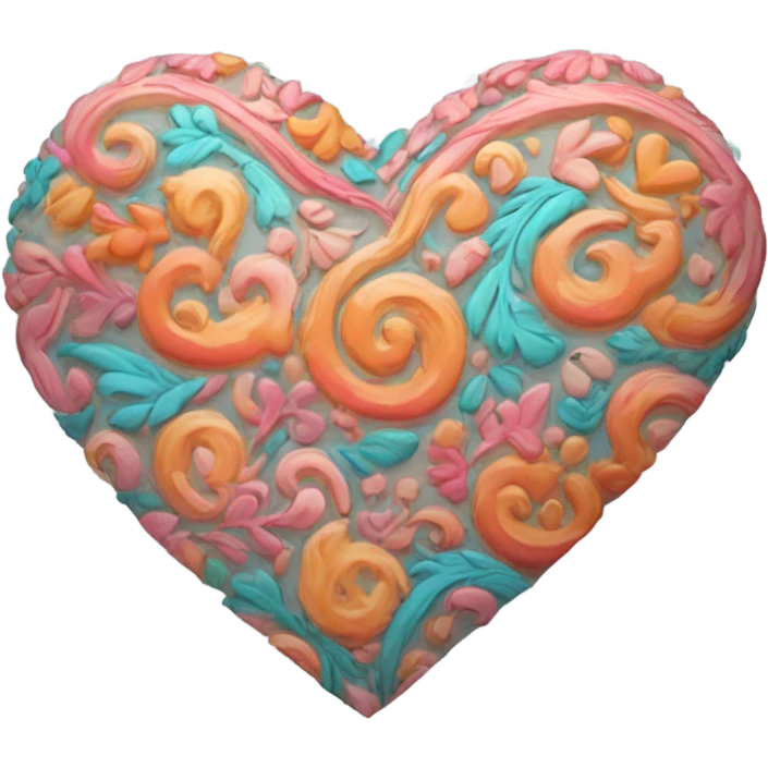 Coquette heart emoji