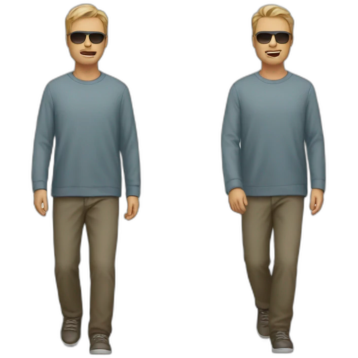 blind men walk emoji
