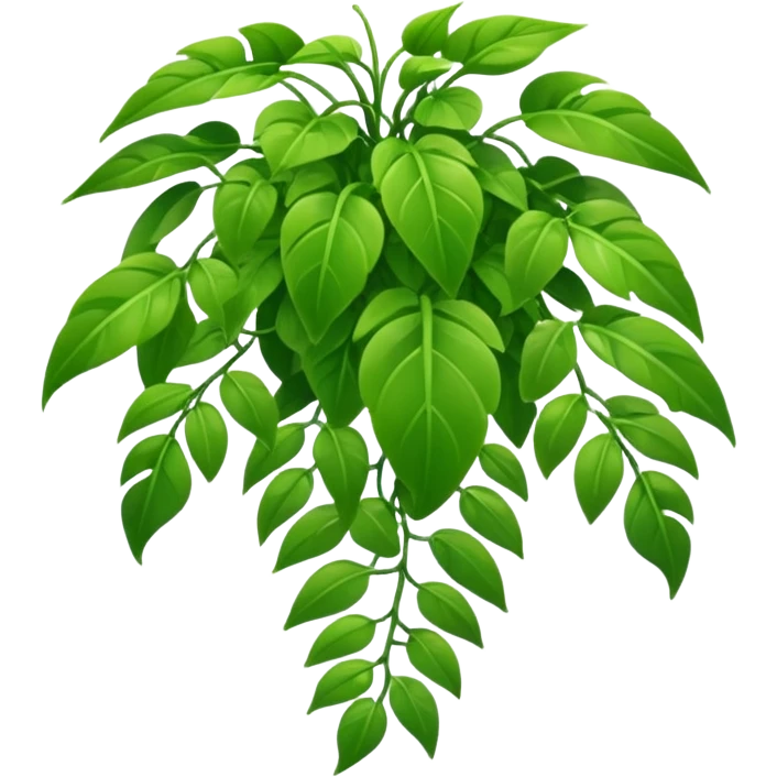 Hanging plant emoji