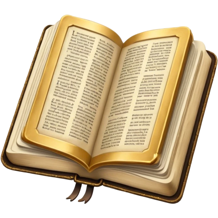 Opened bible emoji