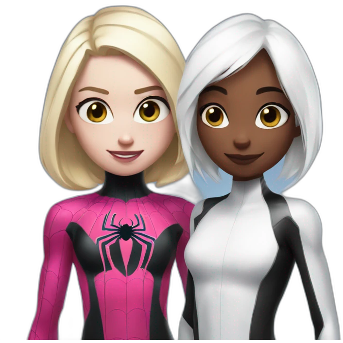 Spider gwen et mille morales emoji