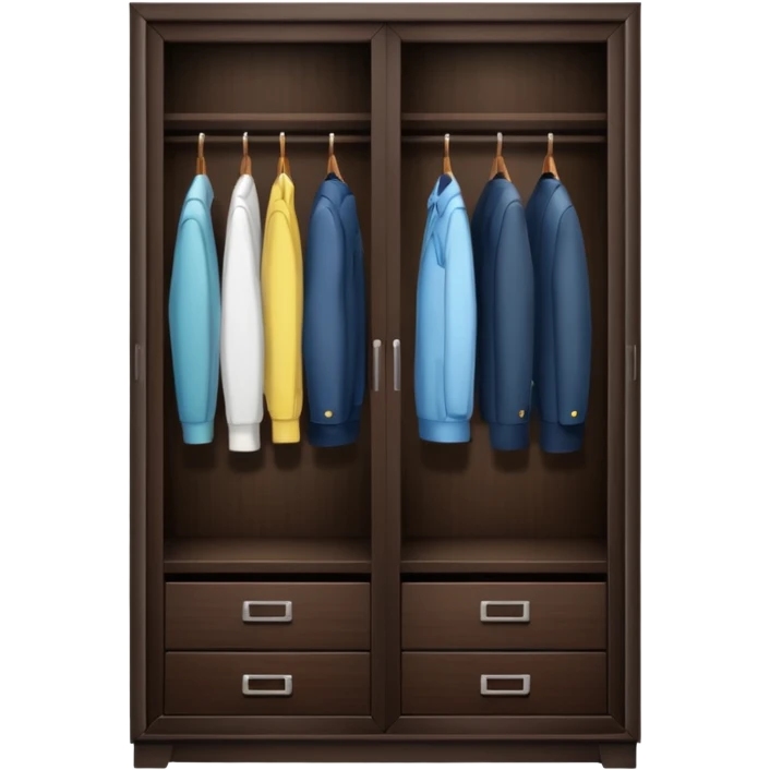 wardrobe modern closed glass door emoji