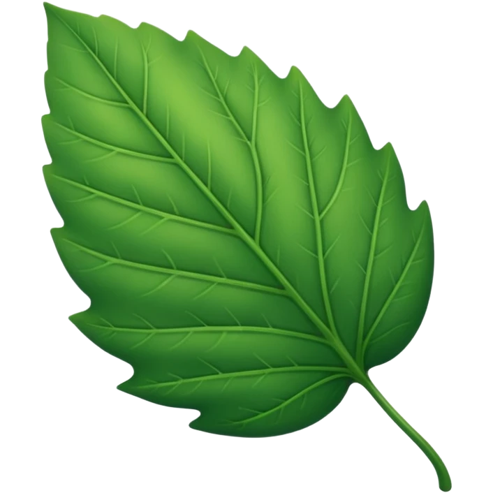 a single leaf simpler emoji