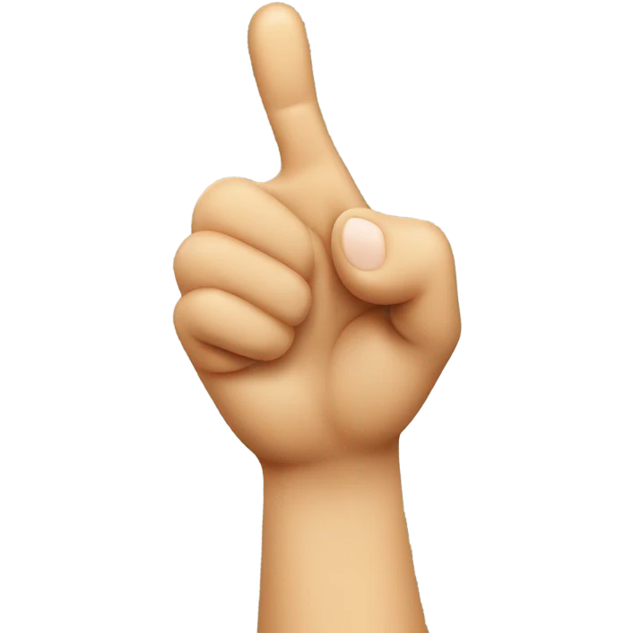 Thumbs up emoji
