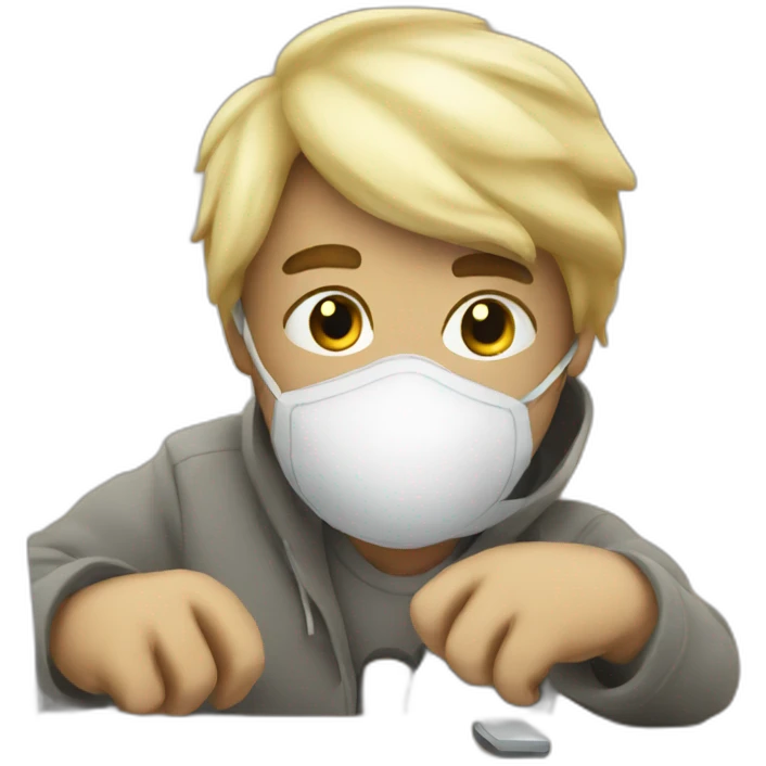 HARD remote working emoji