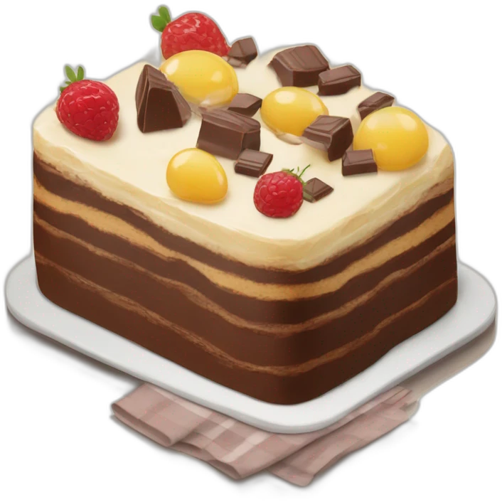 Gateau au chocolta emoji