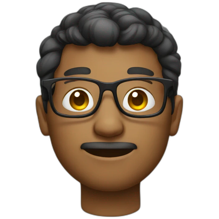 nerd with glassess  emoji