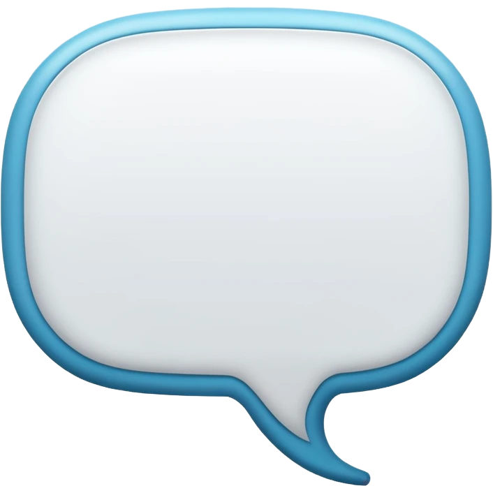 Speech bubble emoji