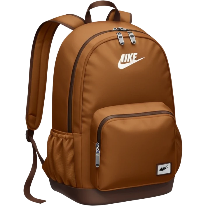 Brown Nike backpack emoji