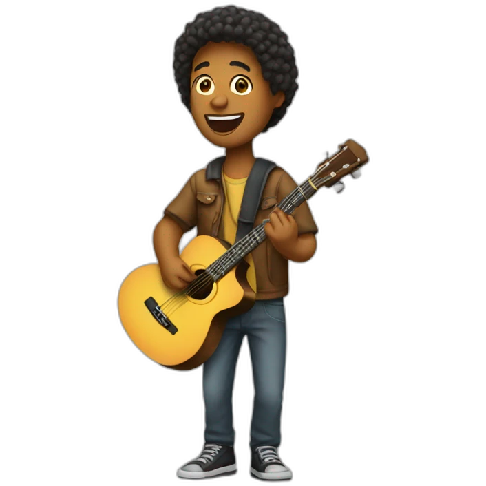 street singer emoji