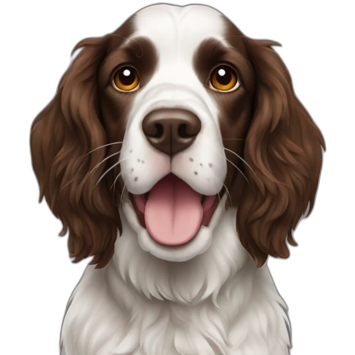 Springer spaniel cool emoji