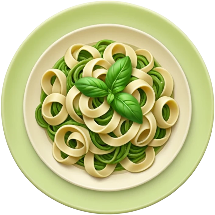 green pesto pasta emoji